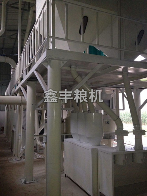 新鄉(xiāng)50噸玉米加工設(shè)備安裝案例